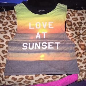 Love at Sunset Tank🌺